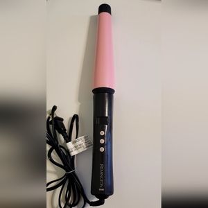 Remington CI9538 Pro 1"-1.5" Pearl Ceramic Conical Curling Wand, Digital Control